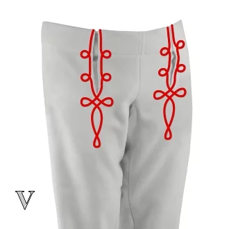 Mužské krojové nohavice - ľudová vzorka - vzor V